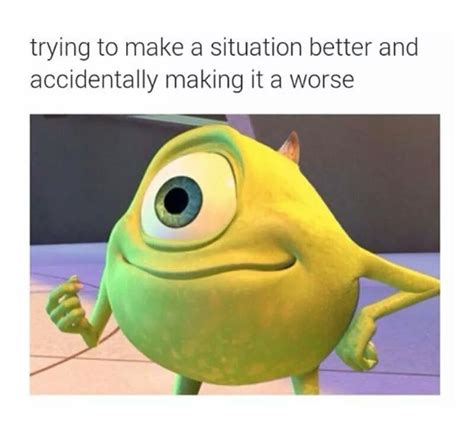 Angry Mike Wazowski Meme