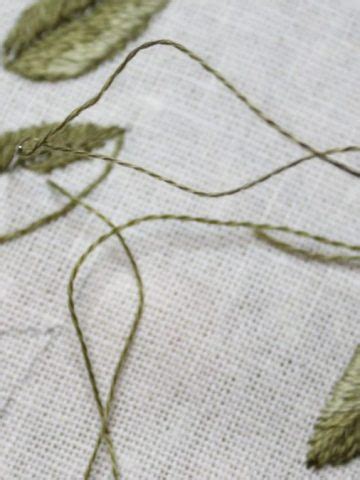 How To Embroider A Moon Crewel Ghoul