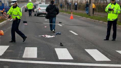 Pieton accidentat mortal în timp ce traversa regulamentar o strada din