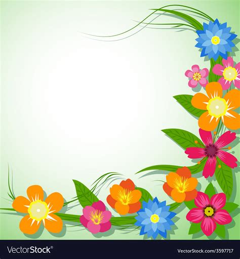 Spring flower background Royalty Free Vector Image