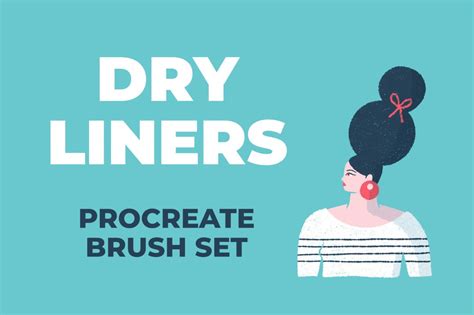 Dry Liners Procreate Brush Set Design Cuts