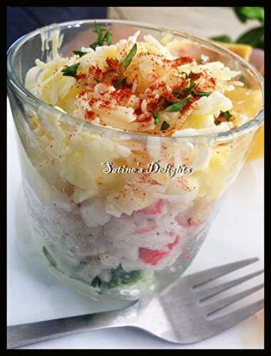 Verrine De Surimi Concombre Et Uf Mimosa De Satine S Delights Et Ses