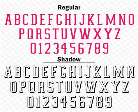 Shadow Font Shadow Letters Font Block Shadow Font Shadow Font Etsy