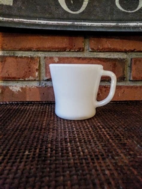 Vintage Federal White Milk Glass Mug Milk Glass Vintage Kitchen