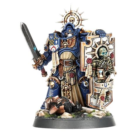 Space Marines Captain With Relic Shield Warhammer 40k Elite Command