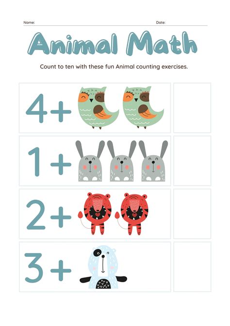 Free Printable Customizable Math Worksheet Templates Canva