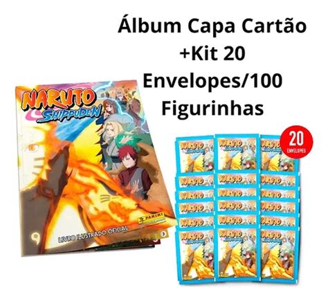 Kit Lbum E Pacotes De Figurinha Naruto Shippuden Panini