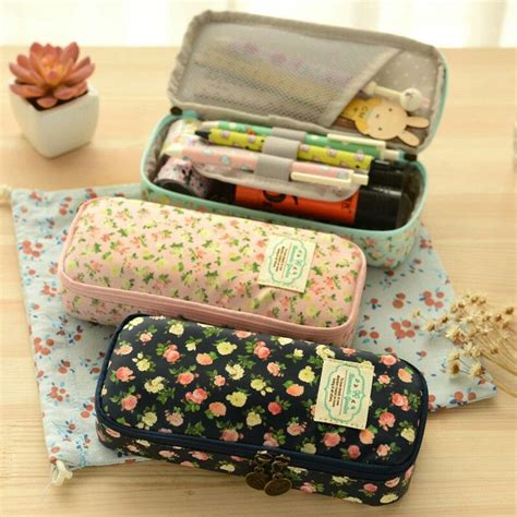 Cotton Pencil Case Colors Pen Case Pencil Pouch Pen Etsy Artofit