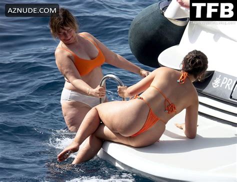 Camila Cabello Sexy Seen Flashing Her Ass Crack Wearing A Bikini In Capri Aznude