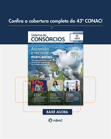 Blog Da Abac Novo Conte Do Baixe A Revista Sistema De Cons Rcios