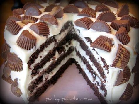 Chocolate Layered Reeses Peanut Butter Cup Cake Birthday Cup Birthday