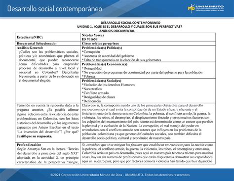 Uni Act Ana Doc Espero Les Funciones Desarrollo Social