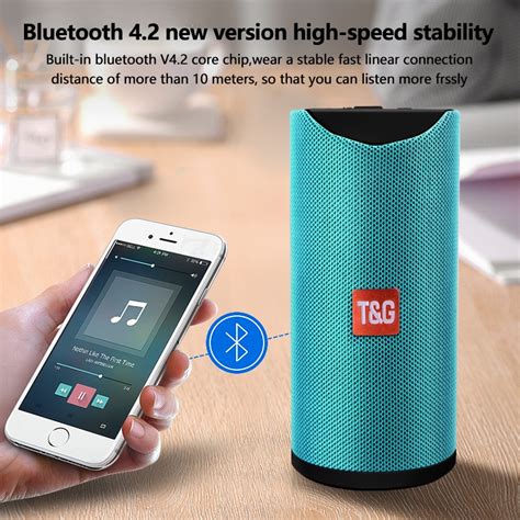 T G Tg Portable Bluetooth Speakers Waterproof Stereo Outdoor