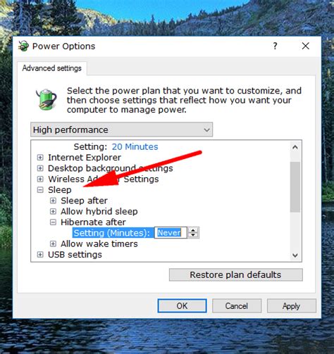 Enabledisable Hibernate Mode In Windows 10