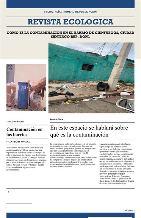 Revista De La Contaminaci N By Familiajulianny Issuu