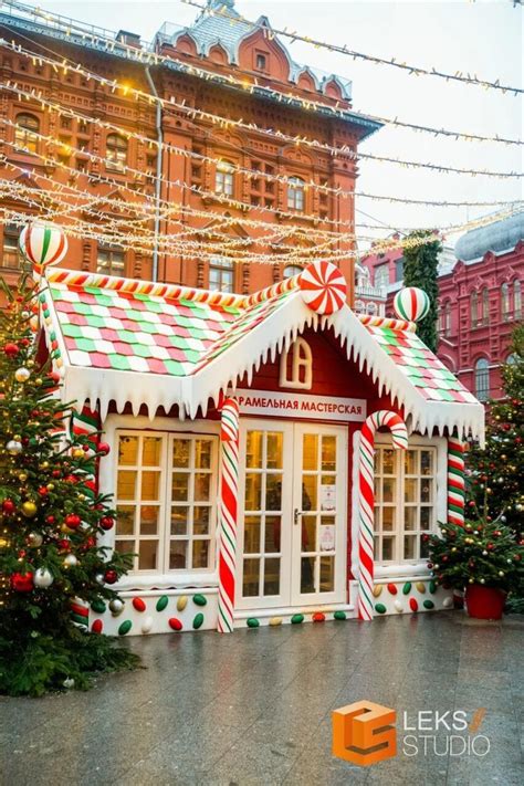 Новогодняя ярмарка | Декорации, Торговый центр