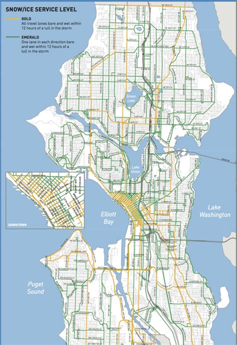 Getting there; SDOT Snow and Ice route map shows you how | Westside Seattle