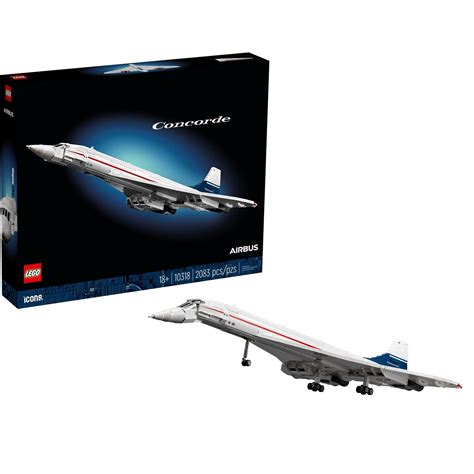 Lego Lego Icons Concorde Iconic Model Plane Set 10318 Multi