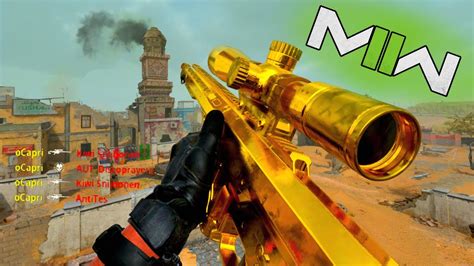 Unlocking Gold Camo For Mcpr Sniper Youtube