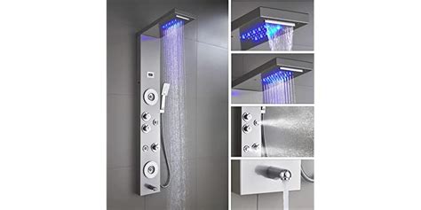 Ello Allo Stainless Steel Shower Panel Tower System