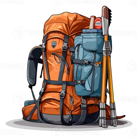 Hiking Backpack Clipart Generative Ai 26912571 PNG