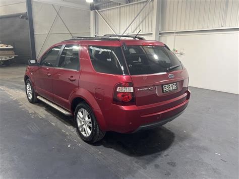 2010 FORD TERRITORY TS LIMITED EDITION RWD SY MKII MAROON 4 SP AUTO