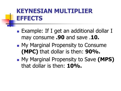 PPT - KEYNESIAN MULTIPLIER EFFECTS PowerPoint Presentation, free download - ID:3805969