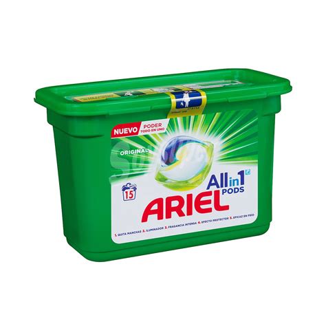 Ariel Detergente Lavadora Liquido Capsulas Actilift Ropa Color Y Blanca