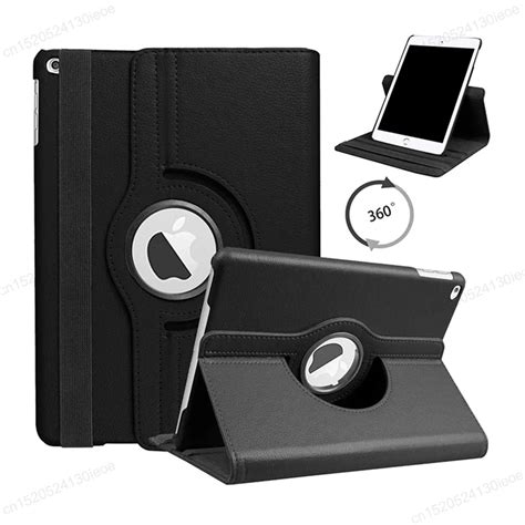 Tui En Cuir PU Avec Support Rotatif Pour Tablette Housse Pour IPad 9 7