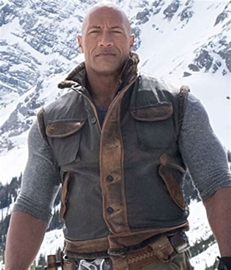 Dwayne Johnson Jumanji Vest Rock Smolder Bravestone Vest Jackets