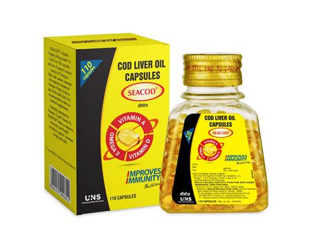 Buy SeaCod Cod Liver Oil s - Pack of 110 s (MFR: UNS) (DL Reqd) Online ...