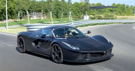 This Laferrari Prototype Sings A Peculiar Turbocharged Tune Twin Turbo