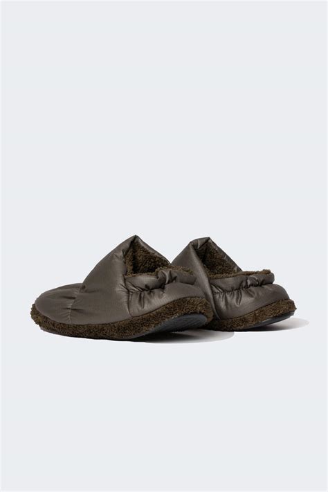 Khaki MAN Man Flat Sole Slipper 3047655 DeFacto