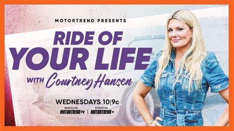 Sneak Peek Courtney Hansen S New TV Show Ride Of Your Life