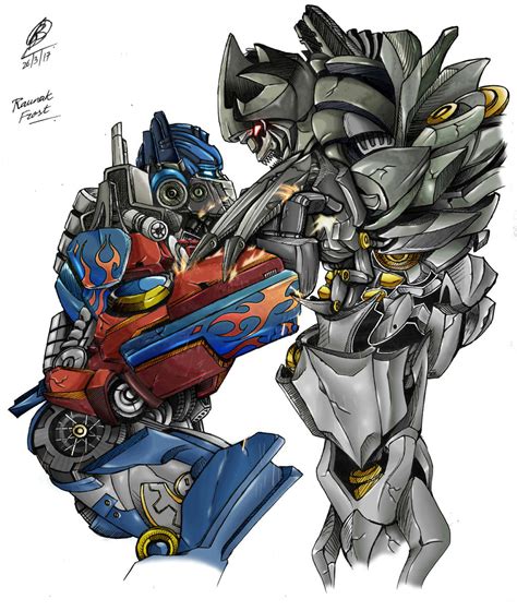 Transformers Movie Optimus Prime Vs Megatron