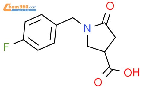 96449 68 21 4 氟苄基 5 氧代吡咯烷 3 羧酸化学式、结构式、分子式、mol 960化工网