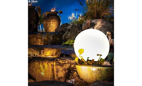 boule led 7 watts luminaire extérieur jardin terrasse décoration