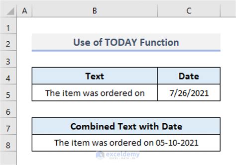 How To Combine Date And Text In Excel 5 Ways Exceldemy