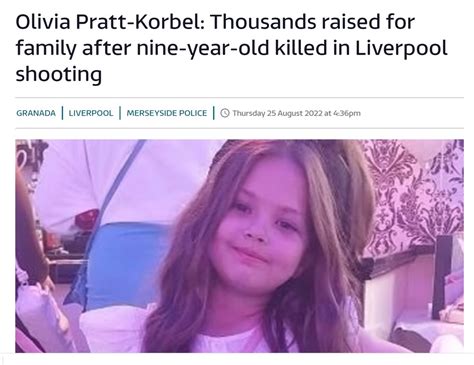 Memorial Appeal For Olivia Pratt Korbel The Nine Year Old Girl Shot