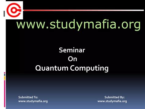 Quantum Computing Ppt Pptx