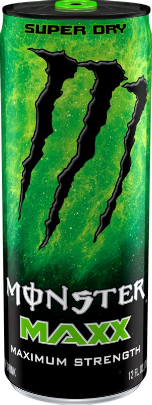 Monster Maxx Super Dry | Monster, Monster energy drink, Monster energy