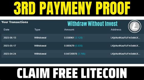 Claim Unlimited Free Litecoin Ltc New Free Litecoin Earning Website