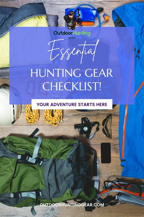 Essential Hunting Gear Checklist Everything You Need For A Successful