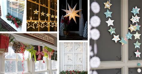 Christmas Window Decorations Lights Candles Curtains Stickers