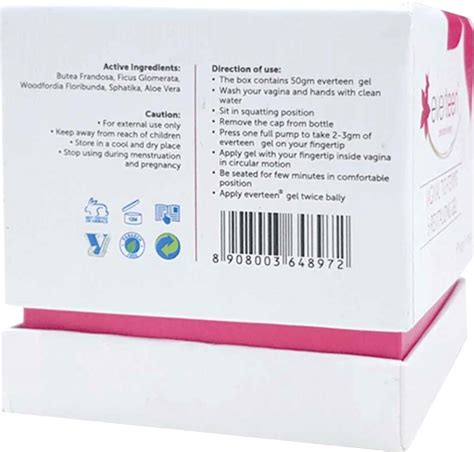 Buy EVERTEEN VAGINAL TIGHTENING REVITALIZING GEL FOR WOMEN 1 LARGE