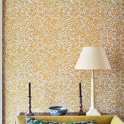 Willow Sky/Leaf Wallpaper | Morris & Co by Sanderson Design