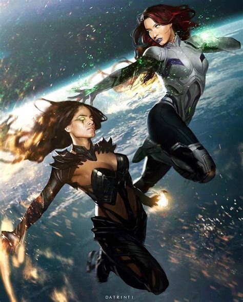 FANART: Starfire vs Blackfire by Datrinti : r/DC_Cinematic