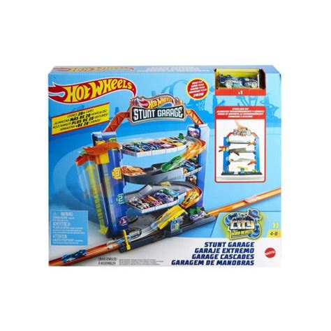 Hot Wheels Trükkös garázs szett Gyerekajándék