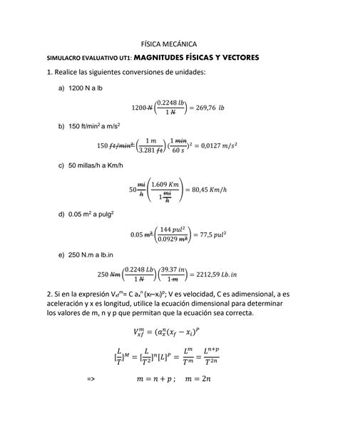 Solution Magnitudes F Sicas Y Vectores Studypool