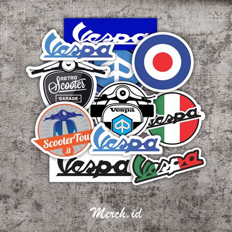 Mod Target Sticker For Vespa Logo Roundel Scooter Decal Mm X Mm